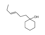 (Z)-1-(3-hexenyl)cyclohexan-1-ol结构式