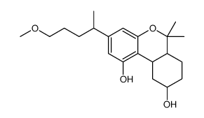 3-(5-methoxypentan-2-yl)-6,6-dimethyl-6a,7,8,9,10,10a-hexahydrobenzo[c]chromene-1,9-diol Structure