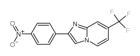 2-(4-nitrophenyl)-7-(trifluoromethyl)imidazo[1,2-a]pyridine Structure