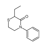2-ethyl-4-phenylthiomorpholin-3-one结构式