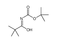 tert-butyl N-(2,2-dimethylpropanoyl)carbamate Structure