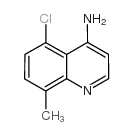 5-chloro-8-methylquinolin-4-amine Structure