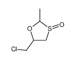 5-(chloromethyl)-2-methyl-1,3-oxathiolane 3-oxide Structure