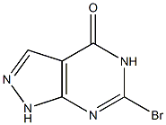 6-Bromopyrazolo[3,4-d]pyrimidin-4(5H)-one结构式