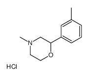 4-methyl-2-(3-methylphenyl)morpholine,hydrochloride Structure