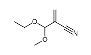 2-(ethoxy-methoxy-methyl)-acrylonitrile结构式