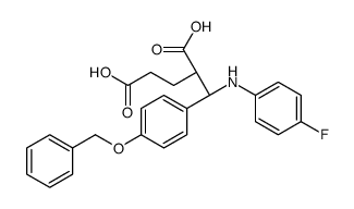 Ezetimibe Impurity ((2R,3S)-2-[(4-Benzyloxyphenyl)-4-(4-Fluorophenylamino)methyl]pentanedioic acid) picture