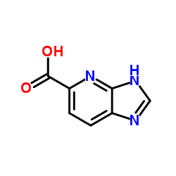 3H-咪唑并[4,5-b]吡啶-5-羧酸结构式