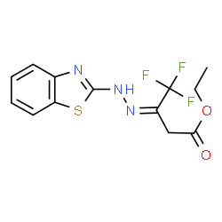 ETHYL 4-AZA-4-(BENZOTHIAZOL-2-YLAMINO)-3-(TRIFLUOROMETHYL)BUT-3-ENOATE picture