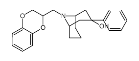 9-(2,3-dihydro-1,4-benzodioxin-3-ylmethyl)-3-phenyl-9-azabicyclo[3.3.1]nonan-3-ol Structure