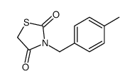 3-[(4-methylphenyl)methyl]-1,3-thiazolidine-2,4-dione结构式