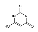 6-hydroxy-2-thioxo-2,3-dihydropyrimidin-4(1H)-one Structure