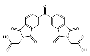 2-[5-[2-(carboxymethyl)-1,3-dioxoisoindole-5-carbonyl]-1,3-dioxoisoindol-2-yl]acetic acid Structure