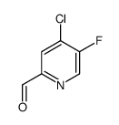4-chloro-5-fluoropyridine-2-carbaldehyde Structure