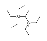 1-diethylsilylethyl(triethyl)silane结构式