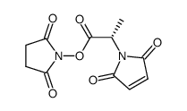 maleoyl-L-alanine-N-hydroxysuccinimide ester Structure