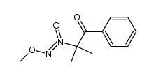 2-methyl-1-phenyl-2-(2-methoxydiazene-1-oxide-1-yl)propan-3-one Structure