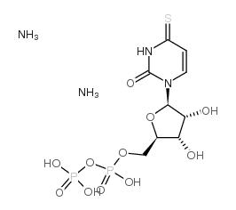 4-THIOURIDINE 5'-DIPHOSPHATE AMMONIUM Structure