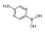 5-氨基吡嗪-2-硼酸结构式