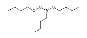 butoxy(butyl)(butylperoxy)borane Structure