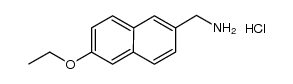 6-ethoxy-2-naphthalenemethanamine hydrochloride结构式