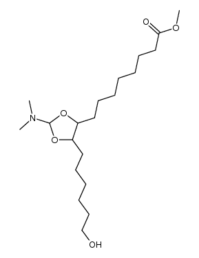 methyl 8-(2-(dimethylamino)-5-(6-hydroxyhexyl)-1,3-dioxolan-4-yl)octanoate结构式
