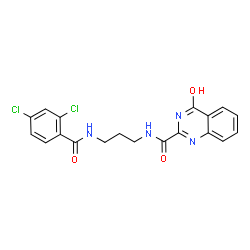 N-{3-[(2,4-dichlorobenzoyl)amino]propyl}-4-oxo-3,4-dihydro-2-quinazolinecarboxamide picture