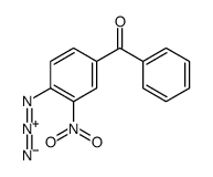 (4-azido-3-nitrophenyl)-phenylmethanone Structure