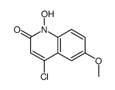 4-chloro-1-hydroxy-6-methoxyquinolin-2-one Structure
