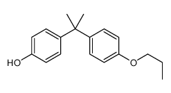 4-[2-(4-propoxyphenyl)propan-2-yl]phenol结构式