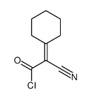 2-cyano-2-cyclohexylideneacetyl chloride结构式