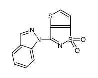 3-indazol-1-ylthieno[2,3-d][1,2]thiazole 1,1-dioxide Structure