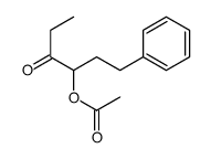 (4-oxo-1-phenylhexan-3-yl) acetate结构式