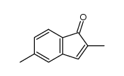 2-methyl-5-methyl-1-indenone Structure