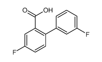 5-fluoro-2-(3-fluorophenyl)benzoic acid Structure