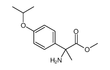 2-氨基-2-(4-异丙氧苯基)丙酸甲酯结构式