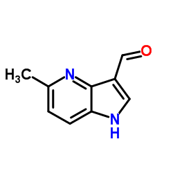 5-Methyl-1H-pyrrolo[3,2-b]pyridine-3-carbaldehyde structure