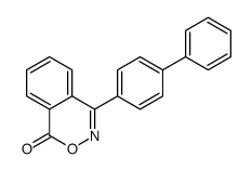 4-(4-phenylphenyl)-2,3-benzoxazin-1-one Structure