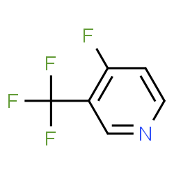 4-fluoro-3-(trifluoromethyl)-Pyridine结构式