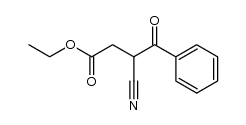 ethyl 3-cyano-4-oxo-4-phenylbutanoate结构式