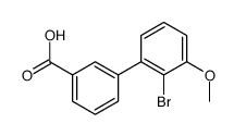 2’-溴-3’-甲氧基联苯-3-羧酸结构式