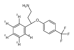 (R)-Norfluoxetine-d5结构式