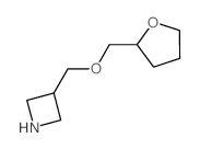 3-(((TETRAHYDROFURAN-2-YL)METHOXY)METHYL)AZETIDINE结构式