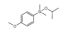 iso-propoxy(4-methoxyphenyl)dimethylsilane Structure