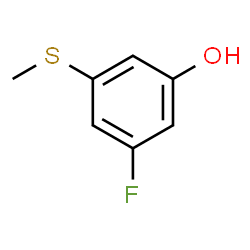 3-Fluoro-5-(methylthio)phenol结构式
