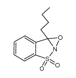 3-n-Butyl-1,2-benzisothiazole 1,1-dioxide oxide Structure
