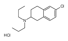 6-chloro-N,N-dipropyl-tetralin-2-amine hydrochloride结构式