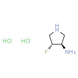 3-Pyrrolidinamine,4-fluoro-,dihydrochloride,trans-(9CI) Structure