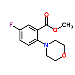 Methyl 5-Fluoro-2-Morpholinobenzoate structure