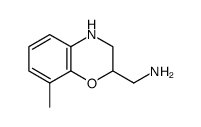 dihydro-8-methyl-2H-1,4-benzoxazine-2-methanamine结构式